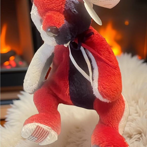 Ty Beanie Baby Patriot - MWMT (Reversed Version) Blue tail, Flag on left foot - Picture 4 of 7